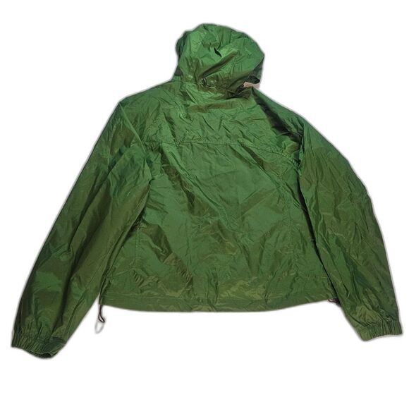 Sierra Designs Men's Small Green Windbreaker Hooded Full Zip Lightweight Nylon - Picture 3 of 11